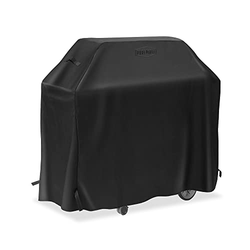 Pure Grill 58-Inch BBQ Grill Cover - Universal Fit for All Outdoor Barbecue Gas Grill Brands - Heavy-Duty, Waterproof, Fade Resistant Fabric