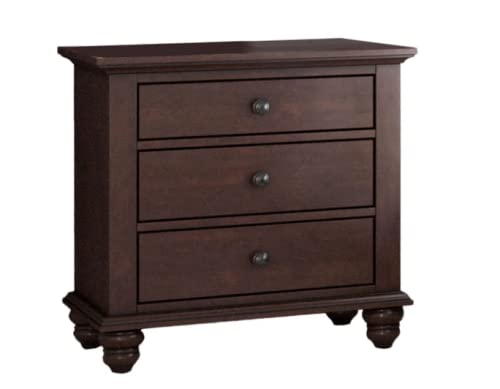 Abbyson Living Hayden Nightstand, Brown