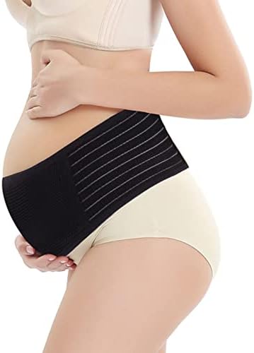JSMAASER Maternity Belly Bands for Pregnant Women,Adjustable Maternity Belt Pregnancy Support, Pregnancy Belly Band for Fetal,Pelvic,Waist, & Back Pain, Pregnancy Must Have