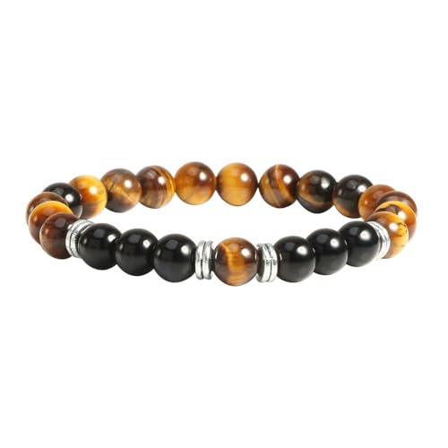 Bracelet améthyste brute naturelle perles de 8mm idéal pour le style décontracté