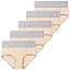 Beige, Pack of 5