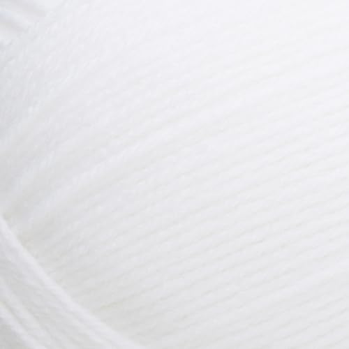 Image of Lion Brand Yarn 550-100 Pound of Love Yarn, White | Large Skein Everyday Basic 100% Acrylic Worsted Weight Knit Fiber for Baby Blankets, Classic Afghans, Sweaters, Scarf Sets