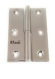 Ssiskcon 2 Lift Off Hinges Stainless Steel Removable Loose Take Apart Door Hinges 3in (75mm) Mirror