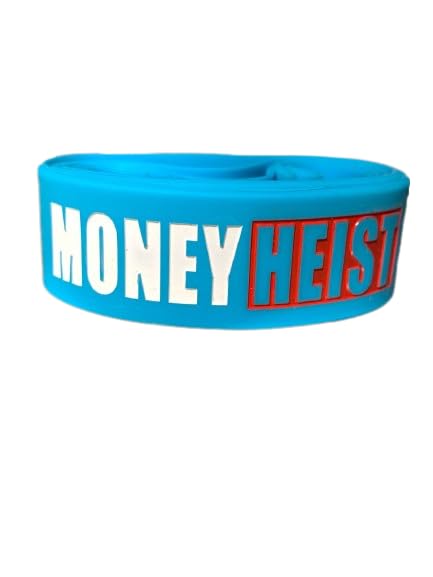 Wristband for Men Money Heist Silicon Light Blue-image-3