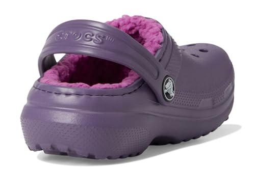 Crocs Unisexe Enfant Classic Lined Clog T Sabots, Nightshade, 19/20 EU