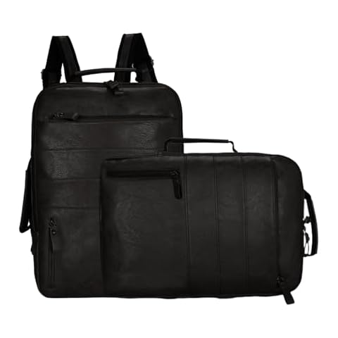 GOZINA Women's Waterproof Leather Laptop Backpack Cover
