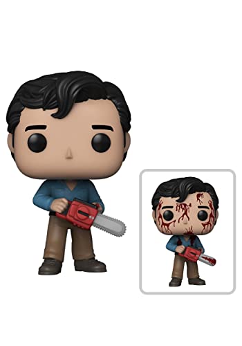 Funko POP Pop! Movies: Evil Dead Anniversary - Ash (Styles May Vary) 3.75 inches Ash w/(BD) Chase Multicolor