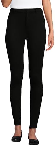 Lands' End Women's High Rise Ponte Polished Leggings