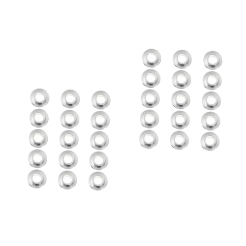 ifundom 2sets Skateboard Wheel Bearings Universal Inline Skating Parts Metal Construction High Speed Long Life 15pcs*2