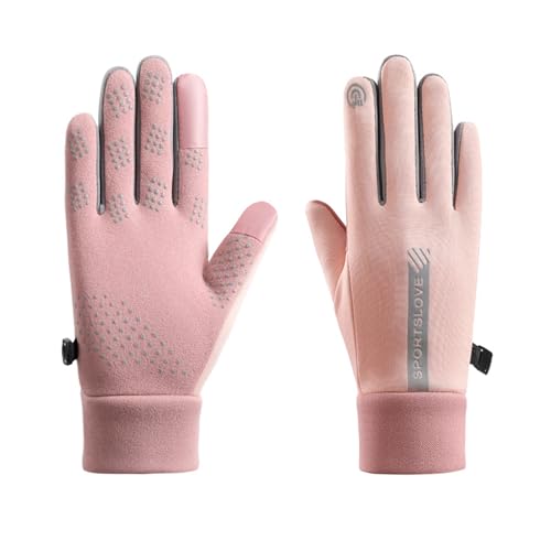 Kangnice Women Warm Stretchy Mittens Winter Sports Touchable Screen Full Finger Gloves Sports Gloves for Cold Weather Cycling