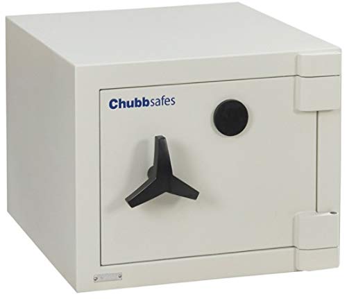 ChubbsafesRhino MKII Size 1 Safe-Tested & Certified for Grade S2 burglary protection & 1 hr fire-resistance,secured by Sargent & Greenleaf certified 3-wheel combination lock & high-security key lock