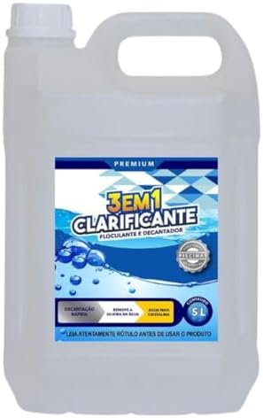 Clareador de Piscina 3 em 1 Água Brilhante o Ano Inteiro 5l