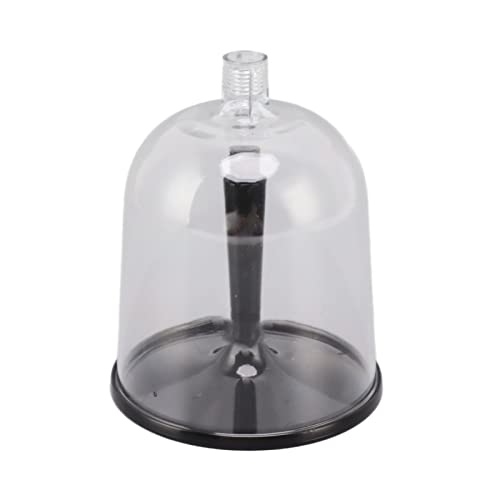TOPINCN Portable Detachable Wine Glass, Keeps Drinks Cool Beautiful Travel Wine Glasses Clear for Outdoor (Black)