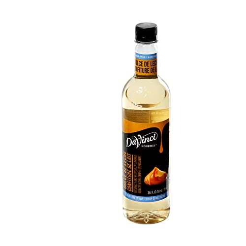 Image of DaVinci Gourmet Sugar Free Dulce de Leche Syrup | 25.4 Fl Oz | Pack of 2
