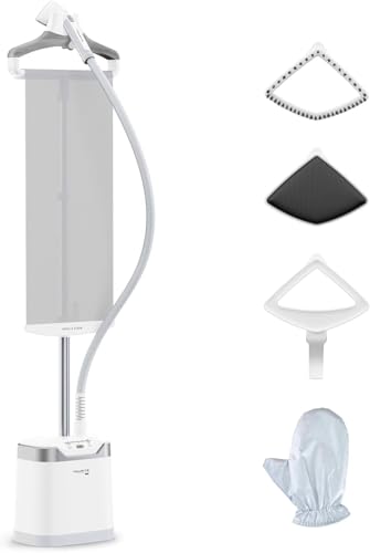 Rowenta Pro Style Care - Cepillo de vapor de 2000 W, planchado vertical, vapor potente de hasta 42 g/min, sistema Press & Steam, cabezal XL, rápido calentamiento, 1,3 capacidad, IS8470