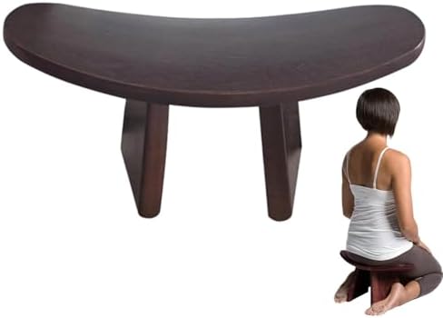 Banco de meditación, taburete de meditación ergonómico, asiento d...