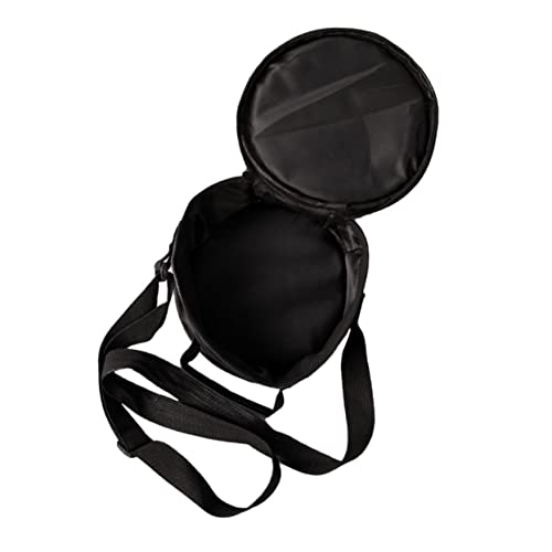 BESPORTBLE 8-inch Steel Tongue Drum Anti-collision Bag Portable Binding Bag for Drum Case Double Straps and Black Storage Pouch
