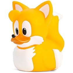 TUBBZ Pato de baño Coleccionable - Figura Sonic - Figura Tails, Figura Coleccionable The Hedgehog - Producto con Licencia Oficial, NS2072