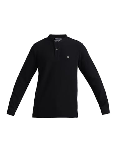 Image of Jack & Jones Men's Cotton Solid Regular Fit T-Shirt