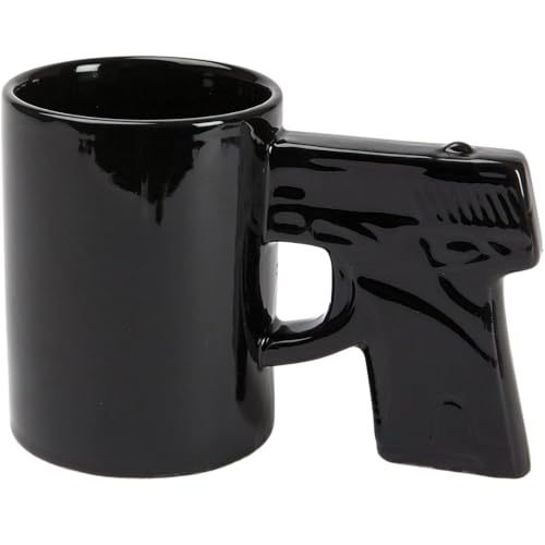 Taza de cerámica con diseño de pistola 414 ml miniatura 5