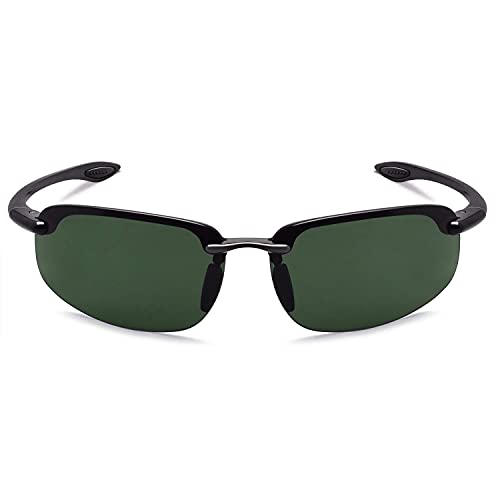 Image of JULI Sports Sunglasses for Men Women Tr90 Rimless Frame for Running Fishing Baseball Driving MJ8001