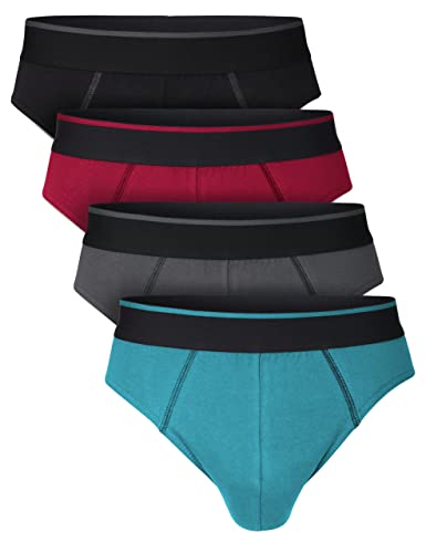 7Days Calzoncillos para hombre, paquete de 4 o 8 unidades, de algodón con elastano., 4 unidades., M Cover