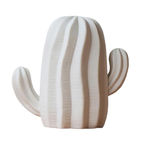 Cabilock 1 Pieza Adorno Cerámico de Cactus Moderno Decoración Interior Escultura Chic Color de Hogar y