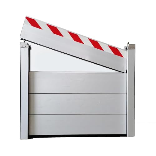 Protection contre les inondations de garage avec barrière modulaire robuste