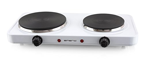 Preisvergleich Produktbild Emerio Doppelkochplatte, Thermostat, Kontrollleuchte