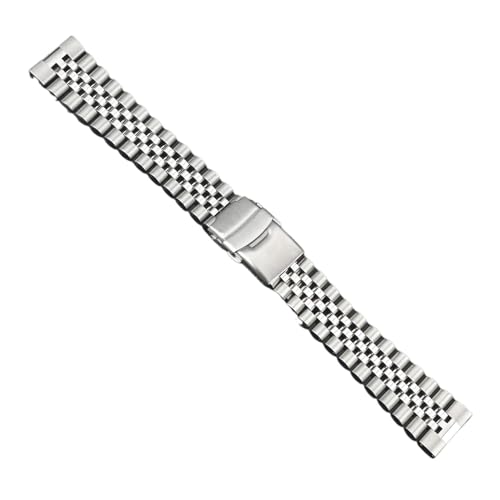 Bracelet acier de rechange pour montre Seiko Casio 18mm 20mm 22mm