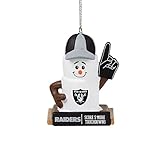 2016 NFL Football Team Logo Smores Holiday Tree Ornament (Oakland Raiders)