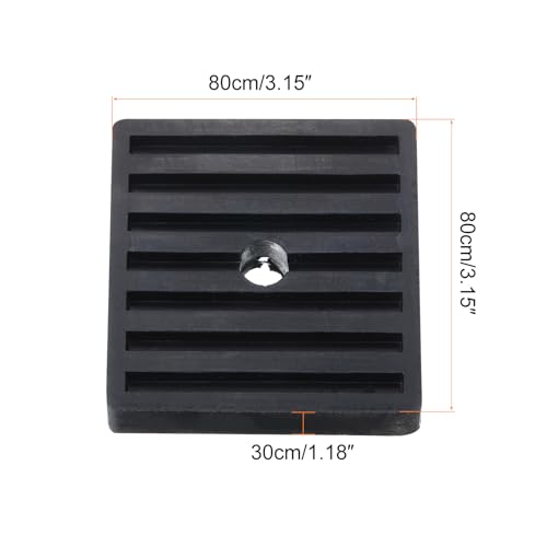 Tampons anti-vibrations caoutchouc tapis isolation vibrations 3x3x1.2 pour CVC compresseur - 2