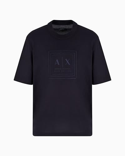 Armani Exchange Men's Limited Blue Edition Box Logo Tee3