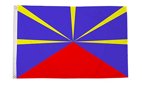 AZ FLAG Drapeau La Réunion 90x60cm - Drapeau réunionais - France 60 x 90 cm - Drapeaux Cover