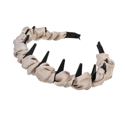 Alianm Vintage High Cranium Hairband 6 Pcs Vintage Fabric Wave