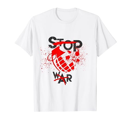 Stop War - Niente più guerre - Anti guerra - La pace nel mondo Maglietta