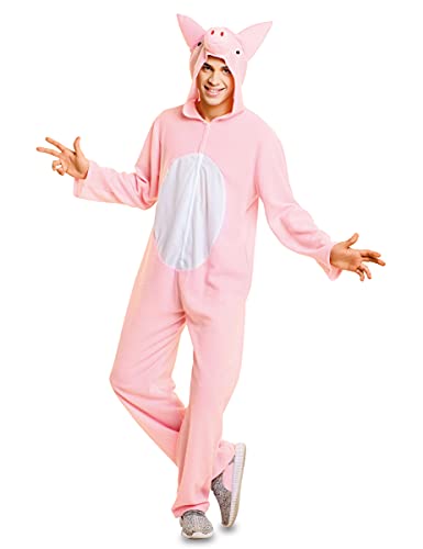 Fyasa 706572-T04 Disfraz de cerdo a partir de 12 años, multicolor, talla L
