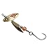 Palms Spinwalk QR Lure, 0.2 oz (4.7 g), GRE, Gold, Red