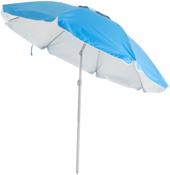 Sombrilla de playa protección UV 50+ Aremar resistente al viento con funda 2