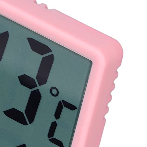 Folosafenar Temperature Humidity Monitor, Fast Processing Response Quick Perception Indoor Digital Hygrometer Thermometer Wrap Around Air Vents For Greenhouse(Pink) #TOP7
