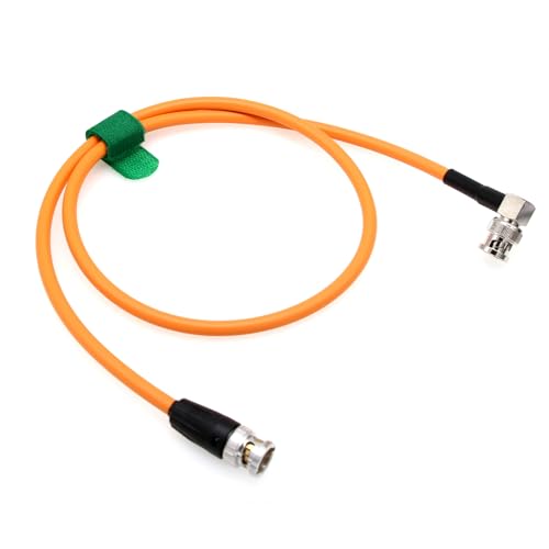 HangTon 12G SDI 4K 60P Video Cable BNC to BNC for Atomos Ninja V Shogun 7 Samurai Inferno Monior Sony FX9 Canon C400 ARRI RED Orange Color 30cm - Image 4