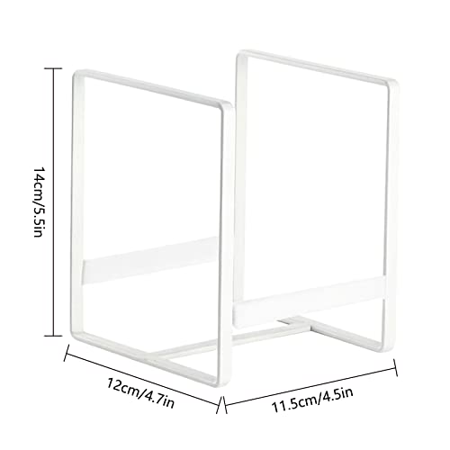 Fourmor 4 Pack Large Plate Holders Organizers - Upright Cabinet Dish Drying Racks Metal Plate Dish Organizers Racks Stands For Countertop And Cupboard #TOP1