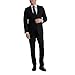 J.M. Haggar Men's Premium Stria Tailored Fit Suit Separate Coat, Black 48R