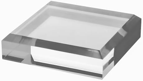 Amazon.com: CiaoHER 2in Thickness Solid Acrylic Cube Display Block ...