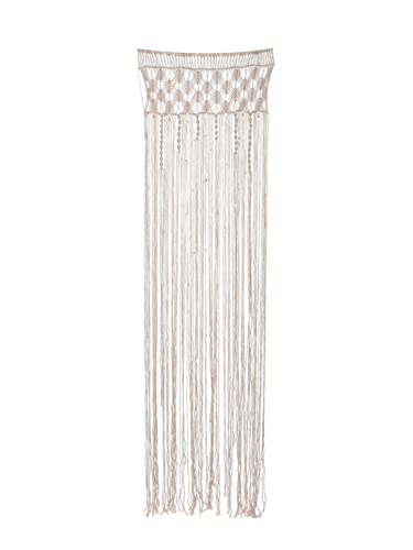 Stile bohémien: questo appendiabiti per facciate continue in macramè può aggiungere un tocco unico e di ispirazione boho a qualsiasi spazio. Appendilo al muro come elemento decorativo o davanti a una finestra.