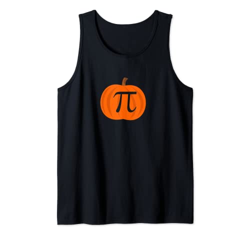 Pumpkin Pi Matemáticas Día del Maestro Regalo de Otoño Comida Pun Pie Estudiante Camiseta sin Mangas