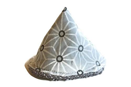 Generic - Tipi-pipi pare-pipi teepee origami gris et blanc