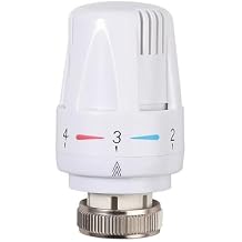 Straight Type Thermostatic Radiator Regulator Valves Water/Floor Heating Temperature Manual Control Valves Head
