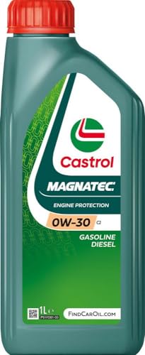 Completamente sintetico Castrol Magnatec 0W-30 C2 Stop-Start Olio per auto con specifica ACEA C2 e approvazione PSA Approval B71 2312, 1LT