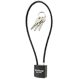 RioRand Keyed Cable Gun Locks Simple Operation 15' Compatible with Pistols, Handguns, Rifles, and Shotguns,Storage for Firearm Locking and Safety 1PC